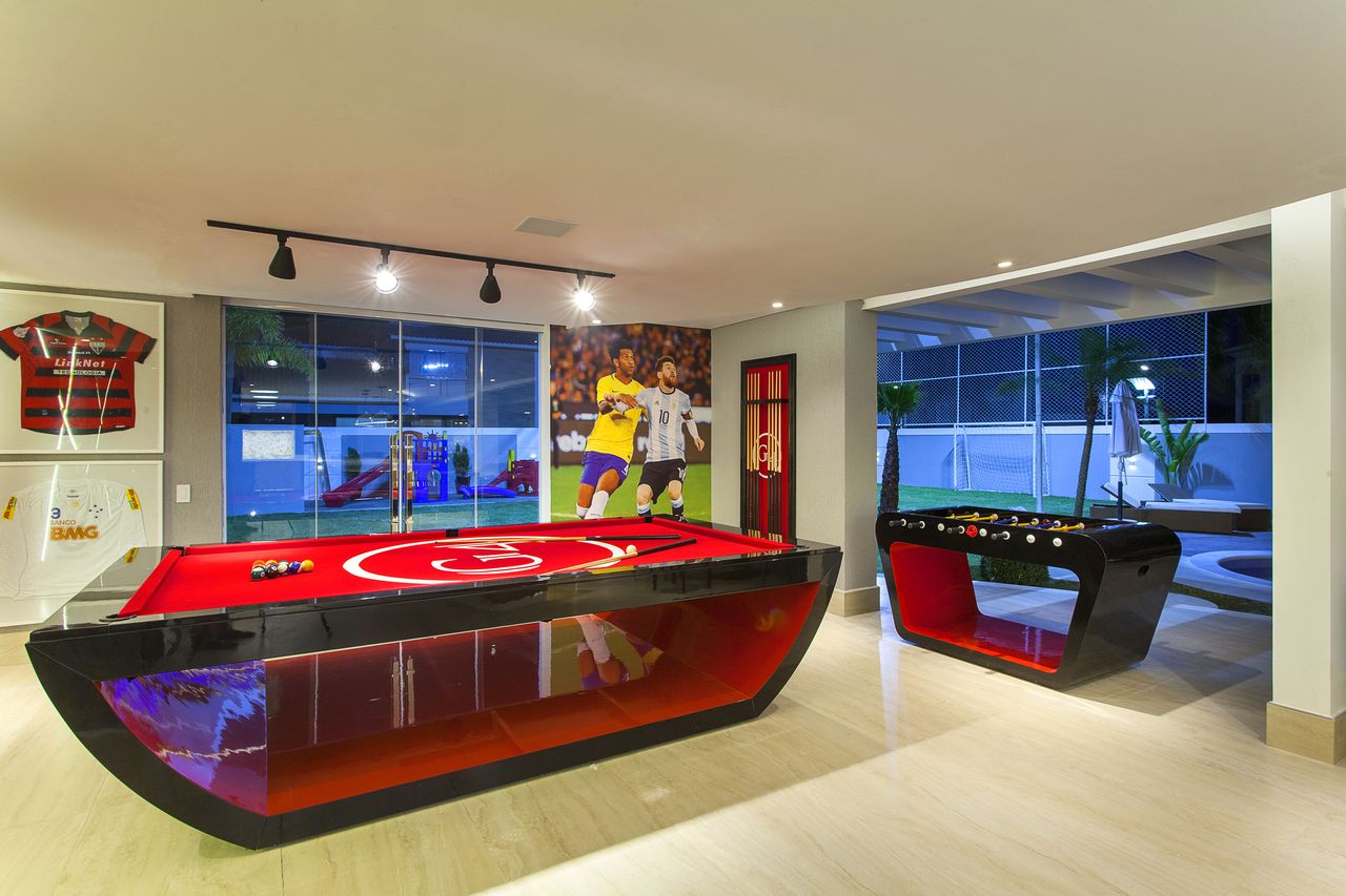 Como montar uma sala de jogos em casa? - Conceito Snooker