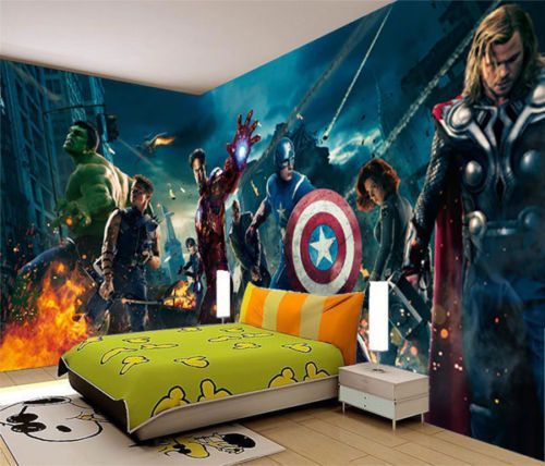 Quarto De Menino Com Paredes Com Personagem Da Marvel E Mesa Branca Revista Viva Decora Viva Decora